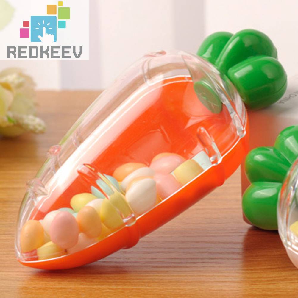 Bộ 10 Hộp Quà Đựng Kẹo Hình Củ Cà Rốt Dùng Cho Lễ Phục Sinh