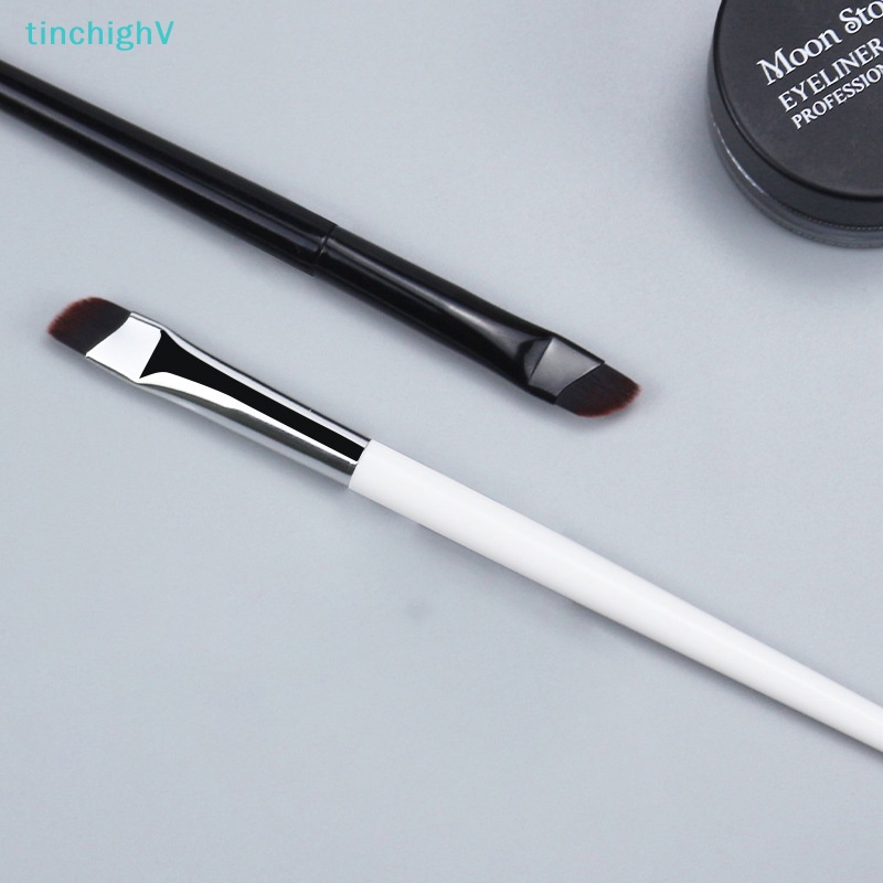 1 Cọ Trang Điểm Kẻ Mắt / Lông Mày Đầu Dẹt Siêu Mỏng Chuyên Nghiệp