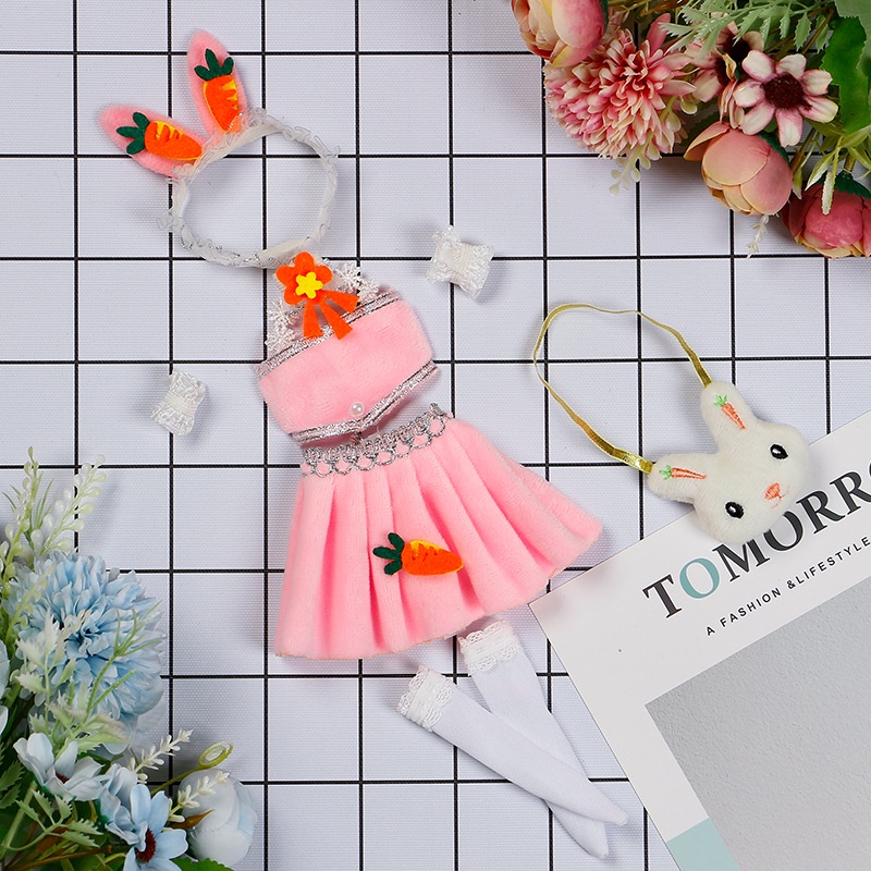 Đầm Đồ Chơi Búp Bê 30cm BJD Xinh Xắn