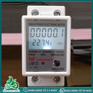 【🔥Free ship🔥】Đồng hồ đo công suất điện LW 220V có nút RESET độ chính xác cao màn hình hiển thị LCD