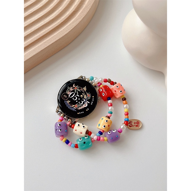 Dây Đeo Co Giãn Thời Trang Cho Đồng Hồ Thông Minh Samsung Galaxy Watch 4 / 5 / 5 Pro 40 / 41 / 42 / 45 / 45 / 46mm Galaxy Watch4