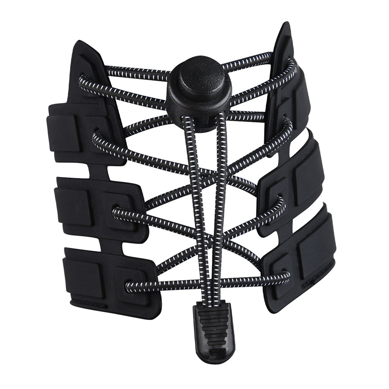 Set 5 Cặp Dây Giày Co Giãn Có Khóa Phản Quang Một Kích Cỡ Phù Hợp Với Tất Cả Người Lớn Và Trẻ