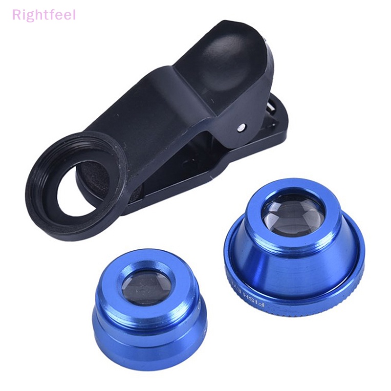 Ống Kính Góc Rộng Kèm Kẹp Macro 3 Trong 1 Tiện Dụng Cho Điện Thoại Thông Minh