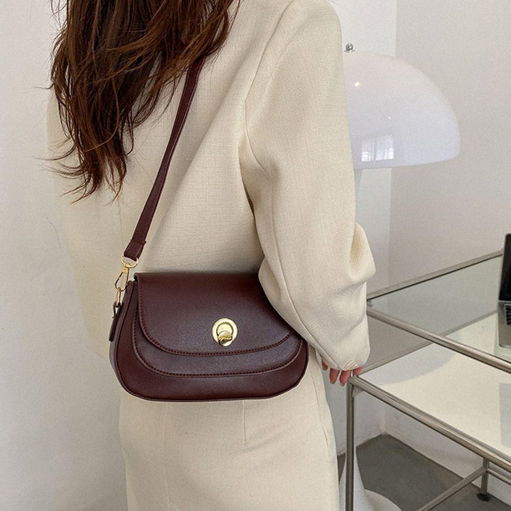 BLISS Túi Đeo Chéo Da PU Phong Cách Hàn Quốc Thời Trang Cho Nữ