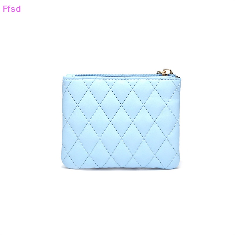 Ví Da PU Ngắn Đựng Tiền Xu / Thẻ Thêu Họa Tiết Tua Rua Có Khóa Kéo Thời Trang Cho Nữ