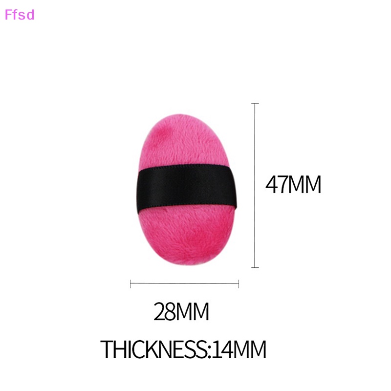 {Ffsd} Set 1 / 3 Bông Mút Trang Điểm Bằng Cotton Cỡ Vừa Và Nhỏ Không Góc Chết