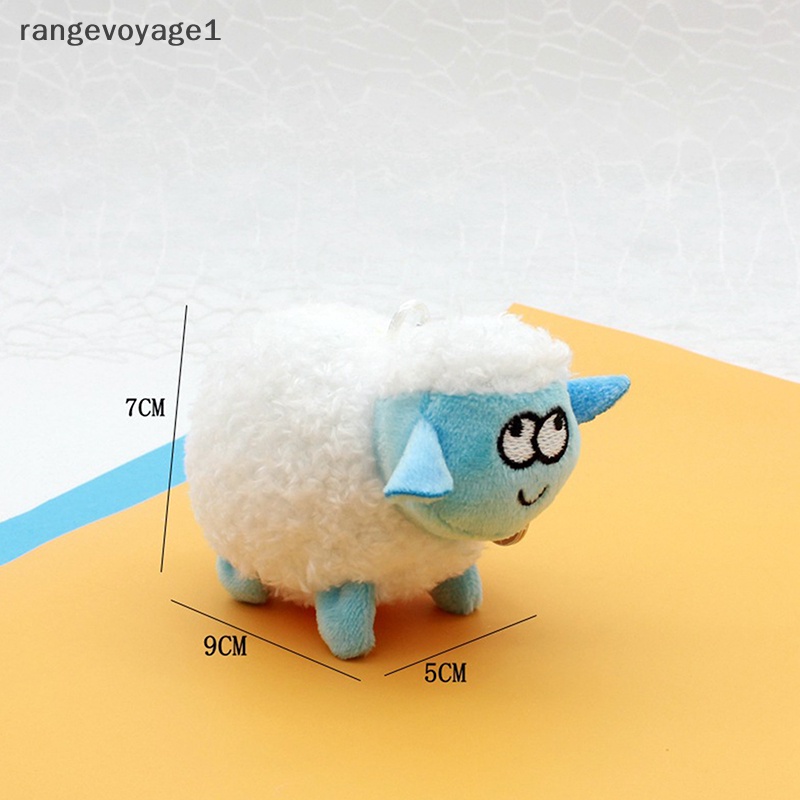 Móc Khóa Hình Cừu Nhồi Bông Mềm Mại Dễ Thương Dùng Làm Quà Tặng Sinh Nhật / Giáng Sinh 1]