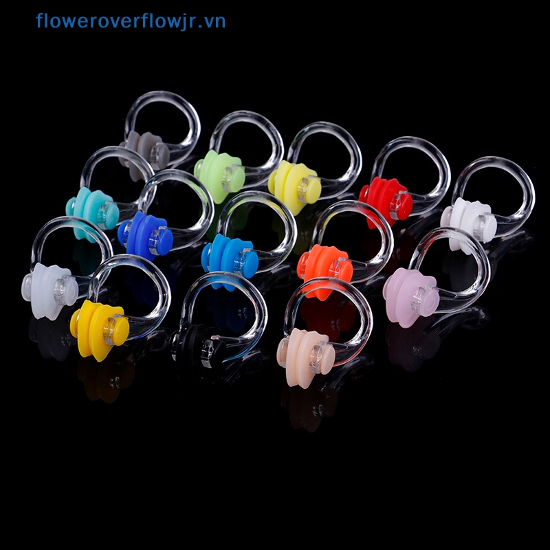 2 Kẹp Mũi Bằng Silicone Dùng Tập Bơi Tiện Dụng