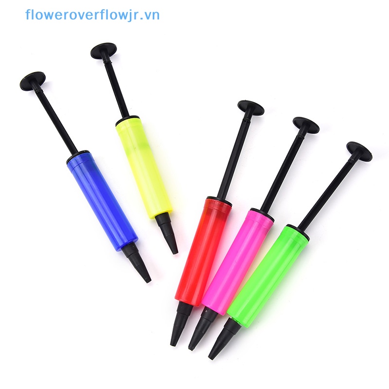 Dụng Cụ Bơm Bong Bóng Cầm Tay Bằng Nhựa Màu Sắc Ngẫu Nhiên