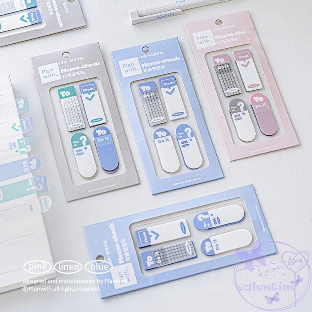 AVALENTINE Set 120 Tờ Giấy Dán Ghi Chú Tự Làm Tiện Dụng Cho Học Sinh