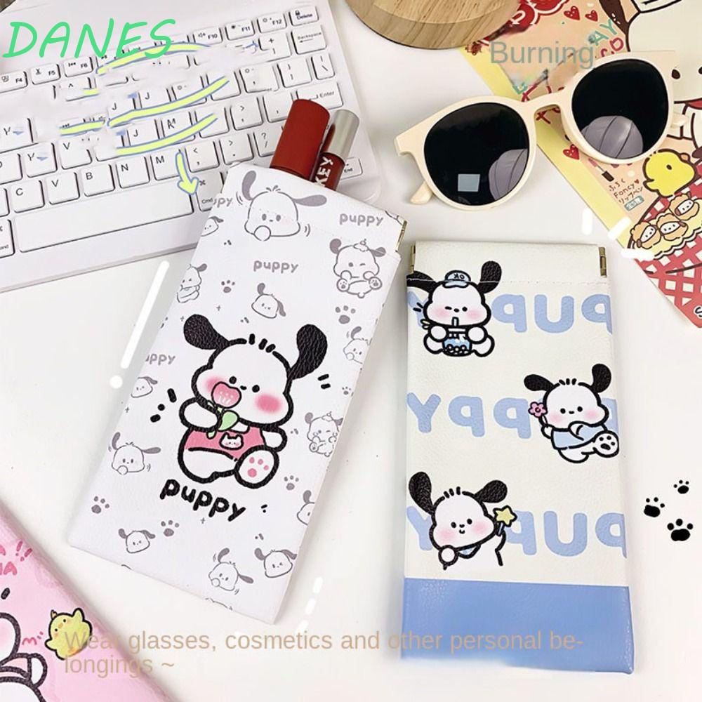 DANES Túi Đựng Mắt Kính / Đồ Trang Sức / Thẻ Tín Dụng Tự Đóng Hình Hoạt Hình Sức Chứa Lớn Mềm Mại Cho Trẻ Em