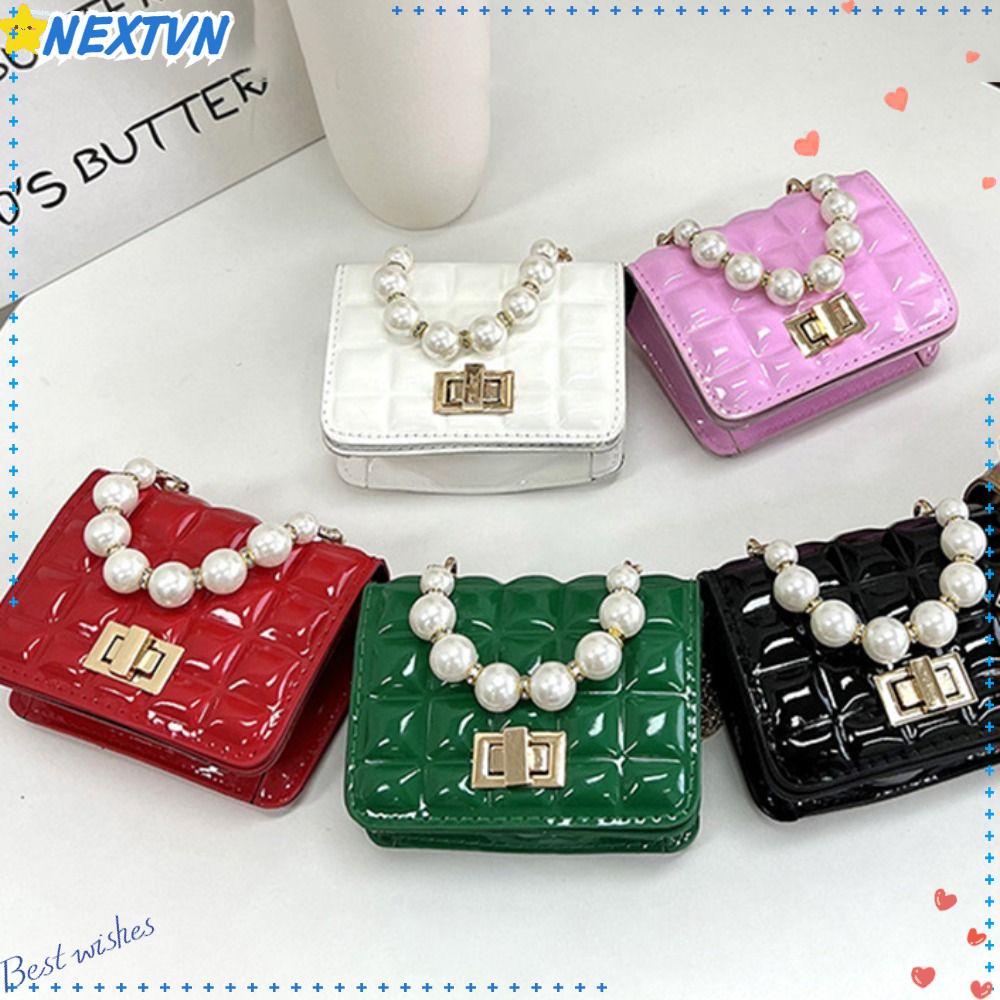 NEXTVN Túi Đeo Chéo Mini Bằng Da Pu Màu Sắc Ngọt Ngào Thời Trang Cho Nữ