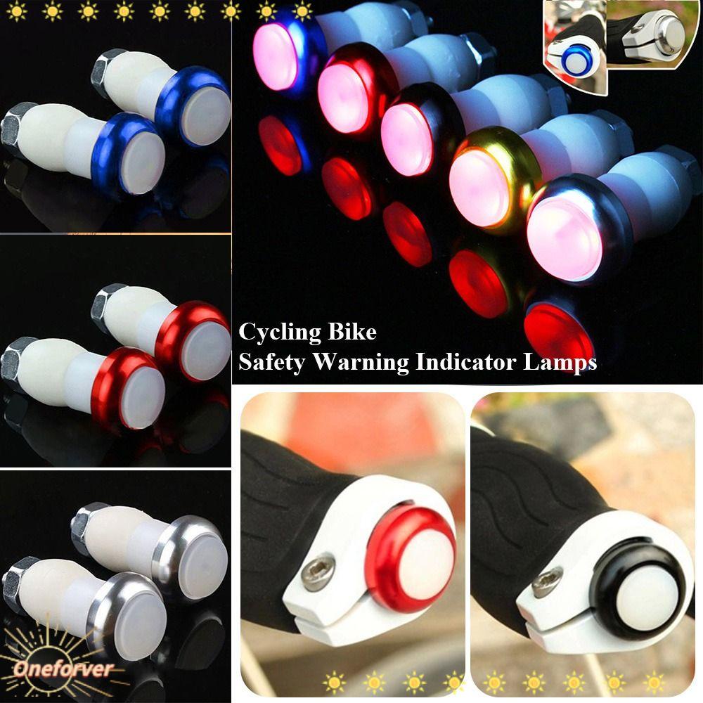 FOREVER Set 2 Đèn CNC Bằng Hợp Kim Nhôm Nhiều Màu Gắn Tay Lái Xe Đạp