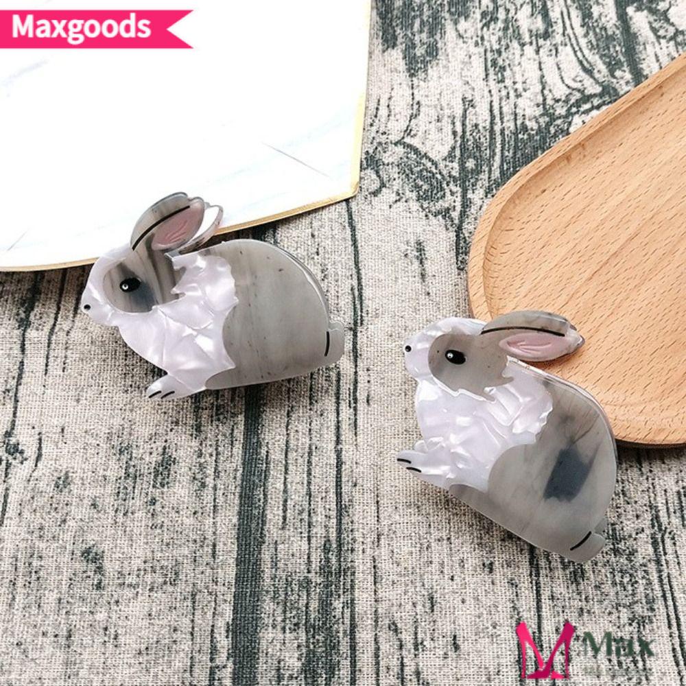 MAXG Kẹp Tóc Hình Thỏ Acetic Mới