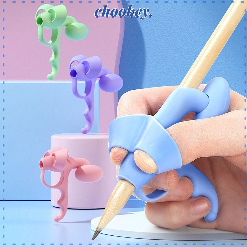 CHOOKEY Giá Đỡ Bút Chì Bằng Silicone Dành Cho Trẻ Em Và Người Lớn