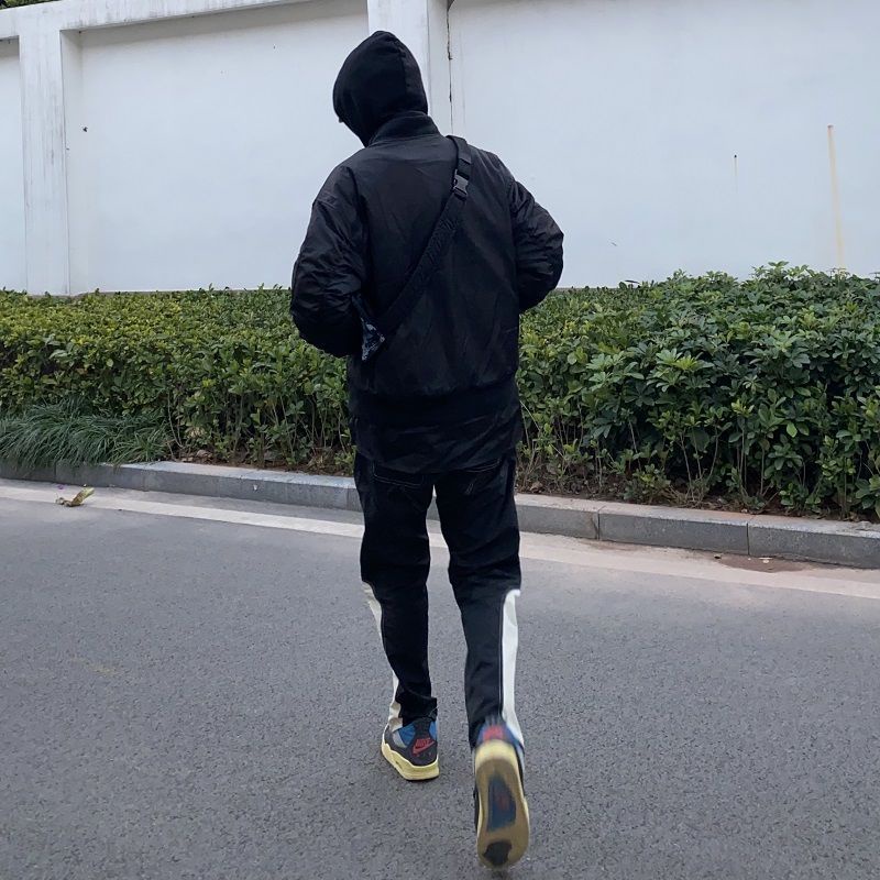 [Bé Trai] Quần Dài Dáng Ôm Vừa Vặn Có Khóa Kéo Bên Hông Phong Cách Đường Phố Hip Hop Đường Phố Cá Tính Niche