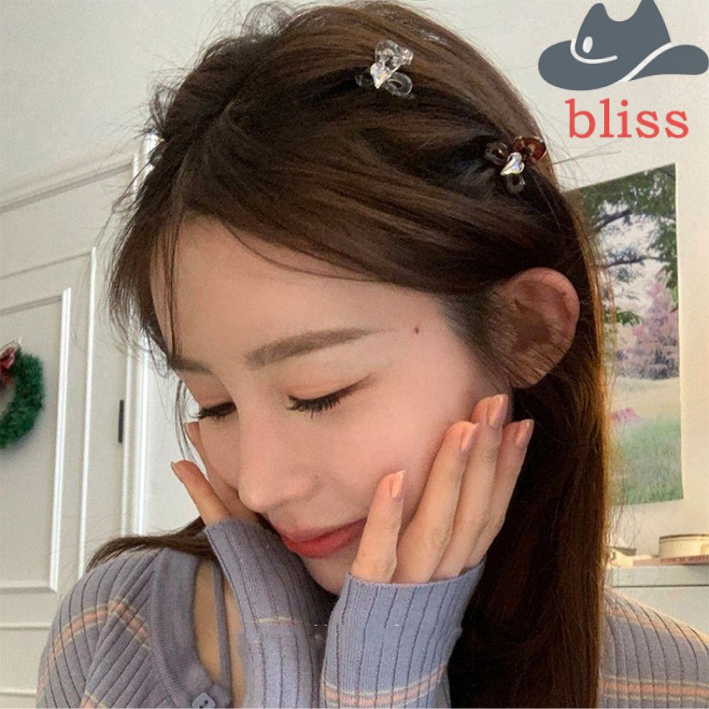 BLISS Kẹp Tóc Hình Cá Mập Đính Đá Thời Trang Cho Nữ