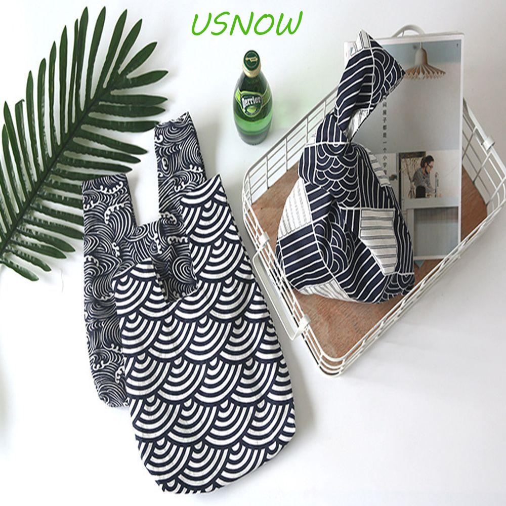 USNOW Túi Đựng Chìa Khóa Đeo Cổ Tay Bằng Cotton Thời Trang