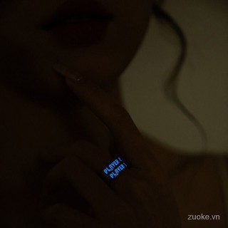 [Spot] Daytime appointment for two couples ring fluorescent ring adjustable girlfriend gift LRDA