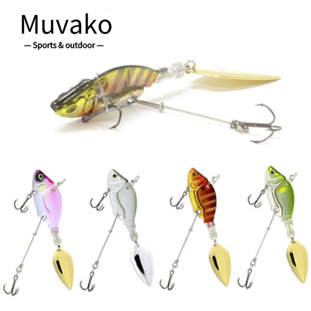 MUVAKO Mồi Giả Câu Cá Bằng Kim Loại 44mm / 13.6g