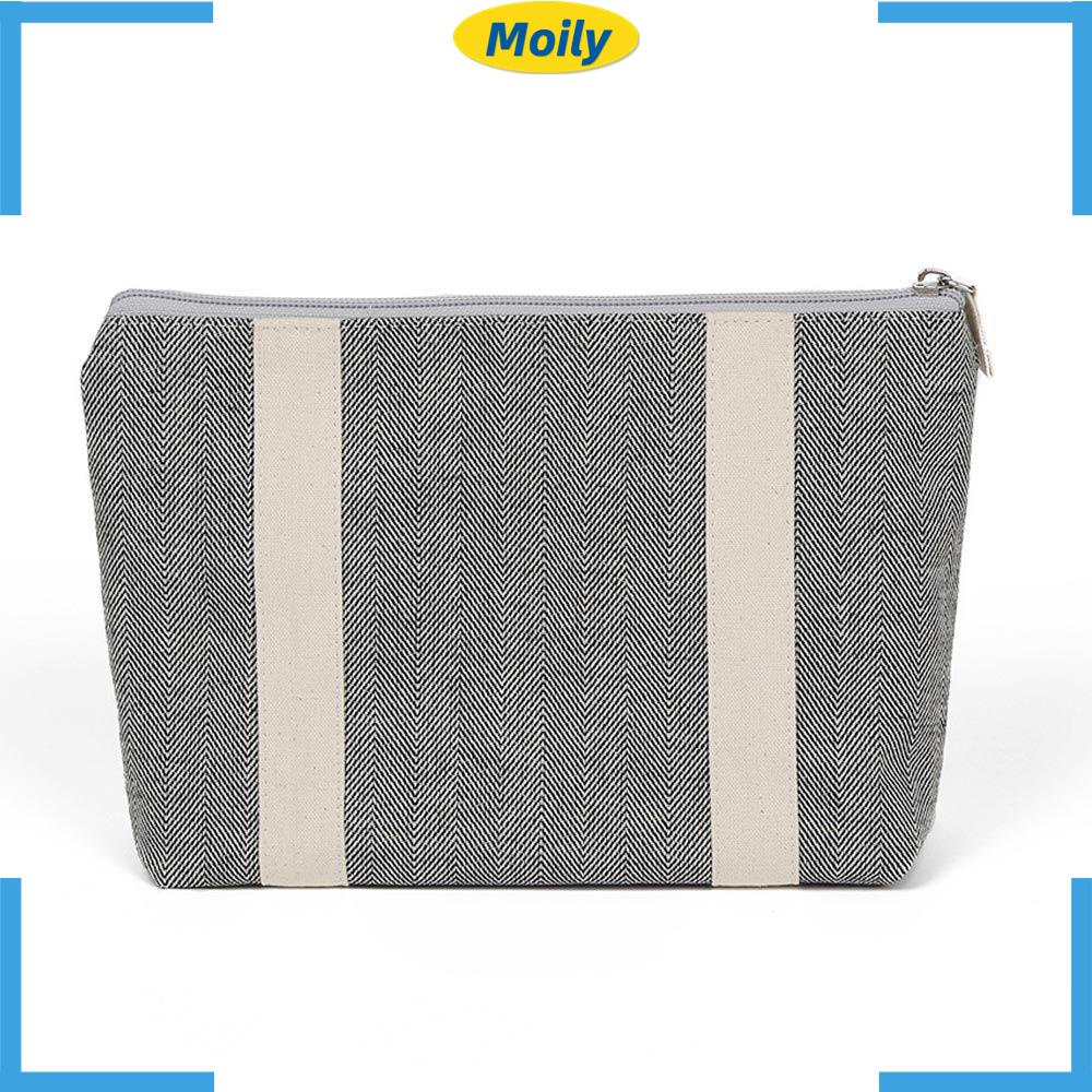 Túi Đựng Mỹ Phẩm Cỡ Lớn Bằng Vải Canvas Thời Trang