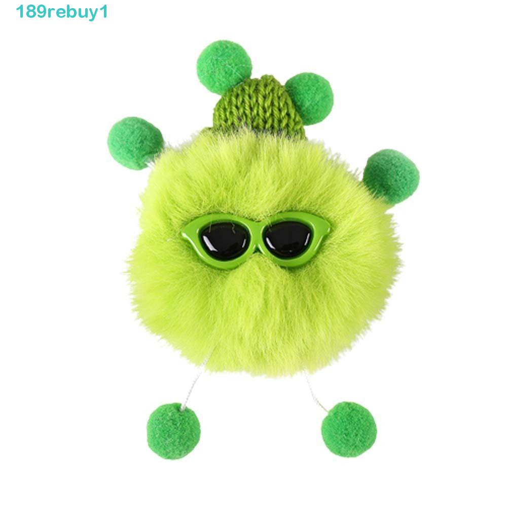 REBUY1 Móc Khóa Hình Quả Bùi Nhùi Đáng Yêu