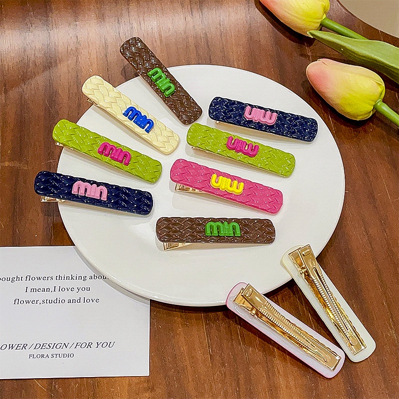 Kẹp Tóc Mái Ngang Màu Kẹo Ngọt Dành Cho Nữ