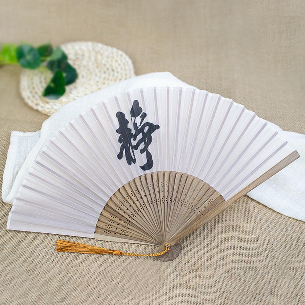 Quạt Xếp Cầm Tay Bằng Gỗ Phong Cách Trung Hoa