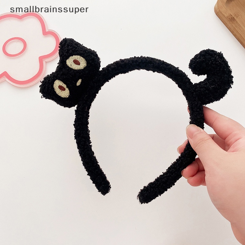 Băng Đô Cài Tóc Hình Chú Mèo Hoạt Hình Bằng Lông Nhung Thời Trang Thu Đông Hàn Quốc Cho Nữ SBS