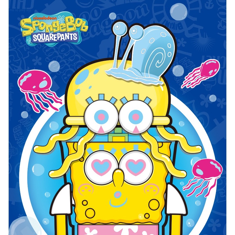 Bộ Đồ Chơi Xếp Hình Nhân Vật Hoạt Hình SpongeBob SquarePants