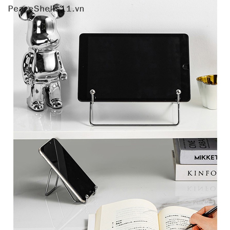 Giá Đỡ Điện Thoại / Máy Tính Bảng Bằng Kim Loại Thiết Kế Độc Đáo Tiện Dụng
