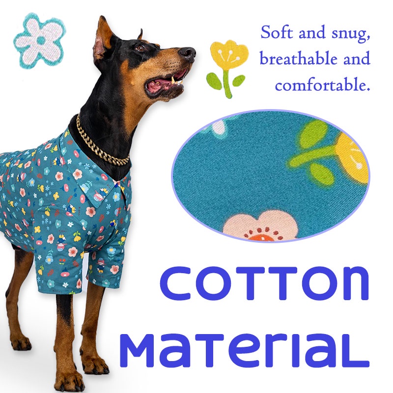 HamshMoc Áo Sơ Mi Mềm Nhẹ Thoáng Khí In Họa Tiết Hamsa Thời Trang Cho Cún Cưng