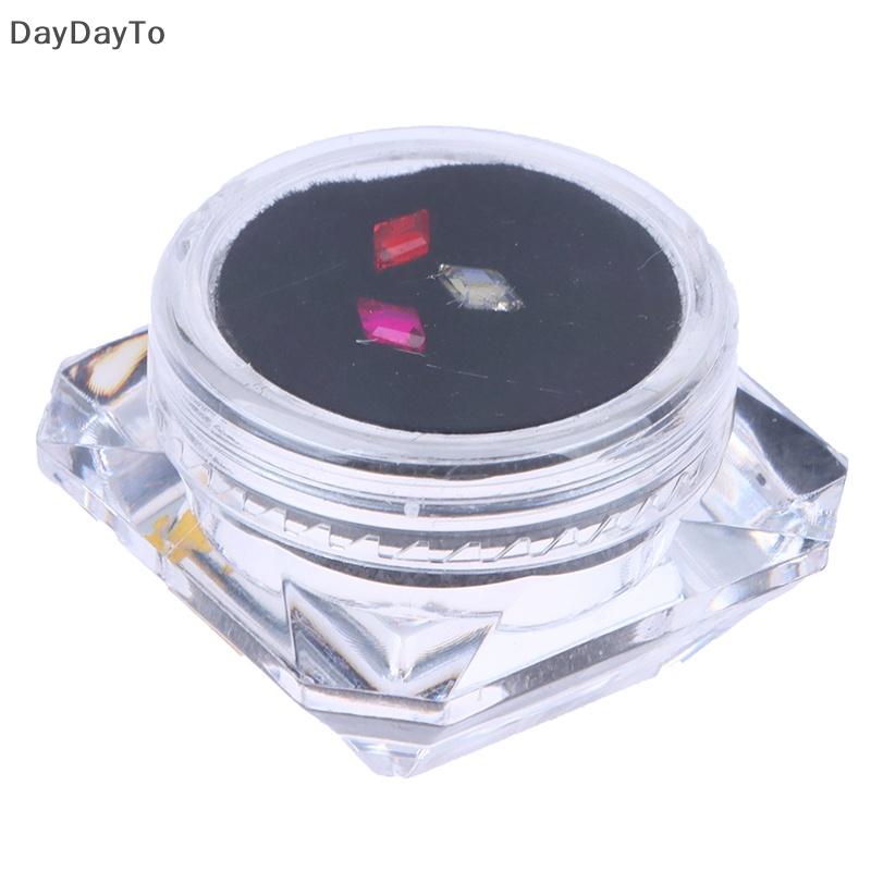 Hộp 3 Phụ Kiện Trang Trí Răng Bằng Acrylic Hình Kim Cương