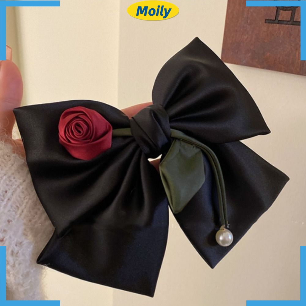 Kẹp Tóc Đính Hoa Hồng Thời Trang Cho Nữ