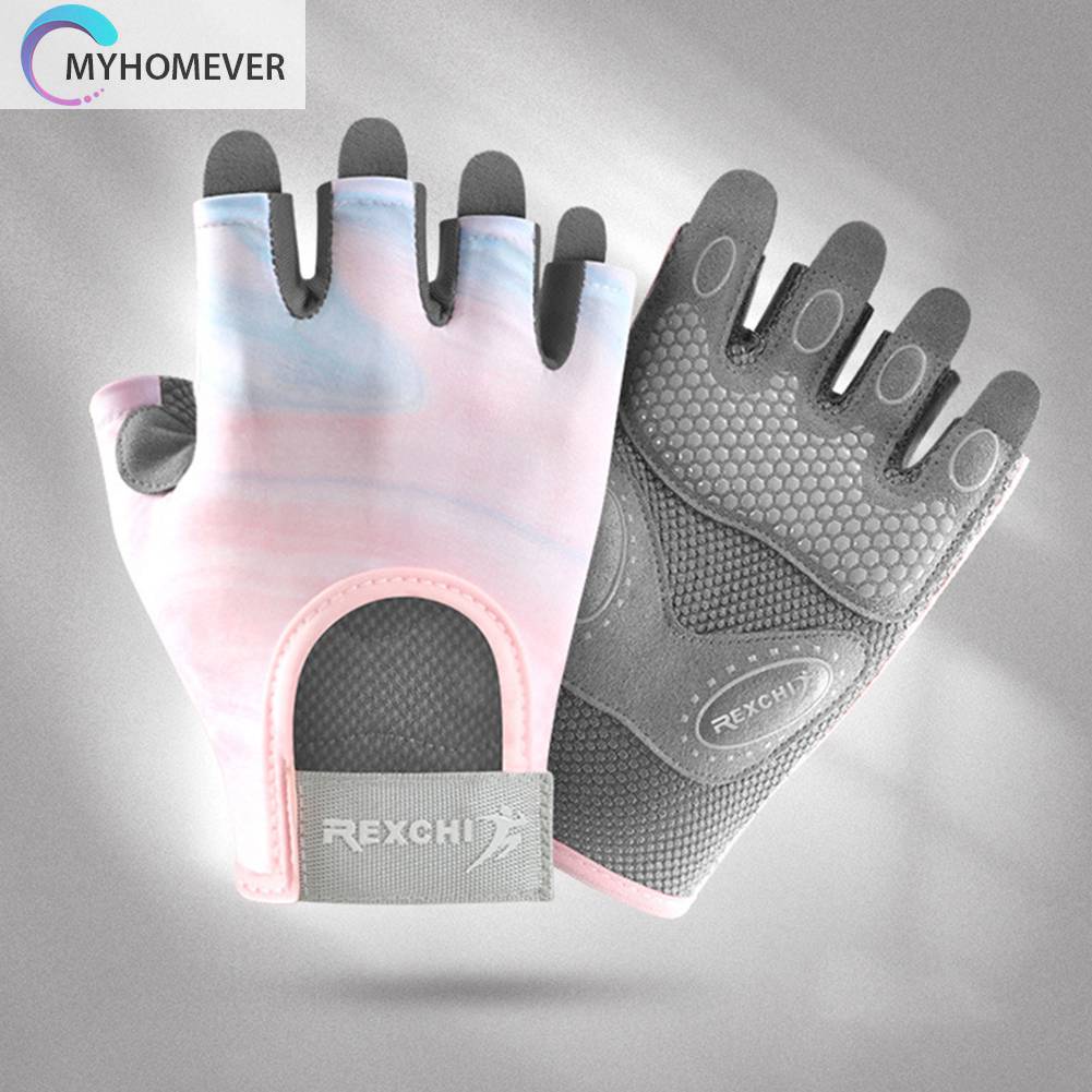 Găng Tay Thể Thao Hở Ngón Mềm Mại Chống Trượt Tiện Dụng