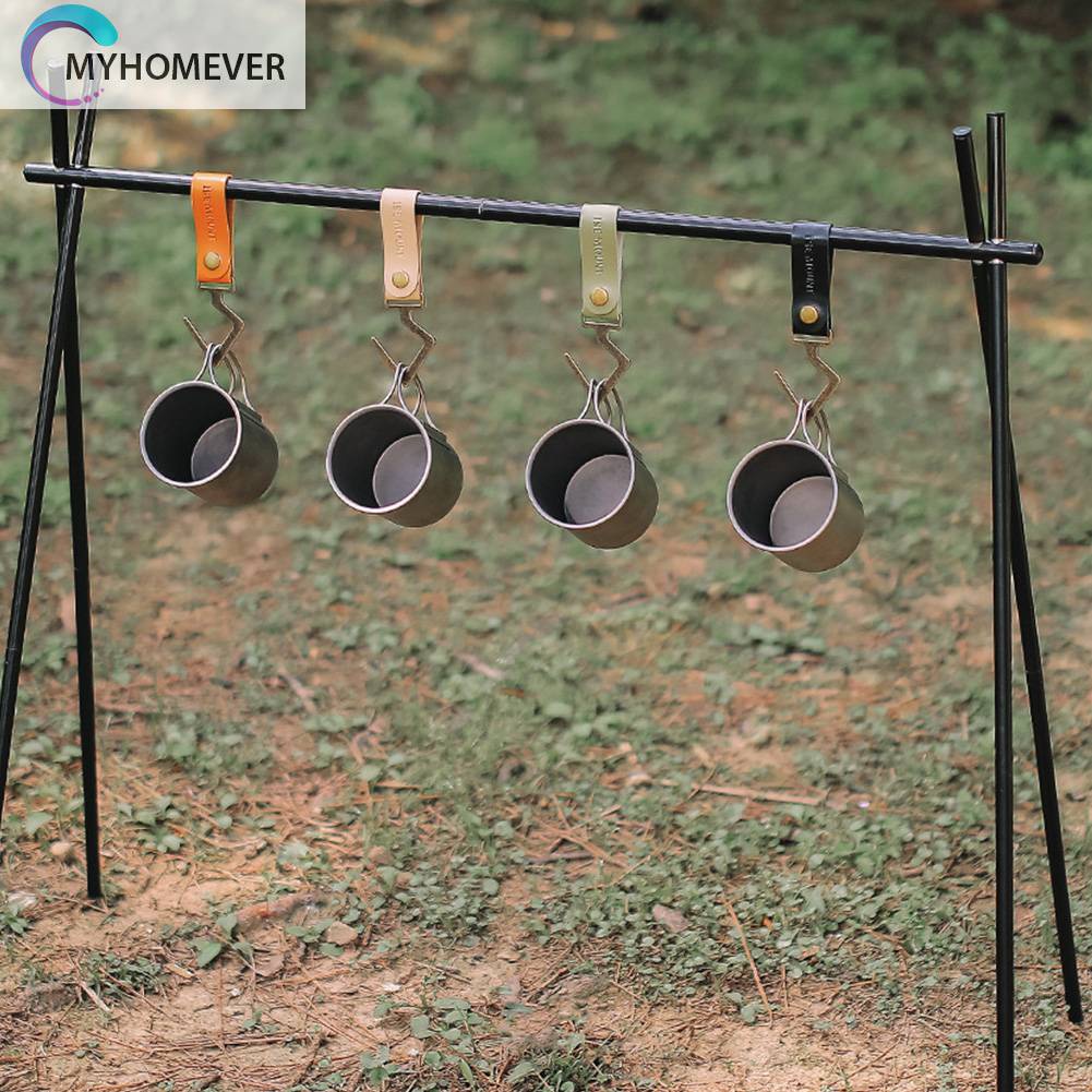 Móc Khóa Cắm Trại Hình Chữ S Phong Cách Retro