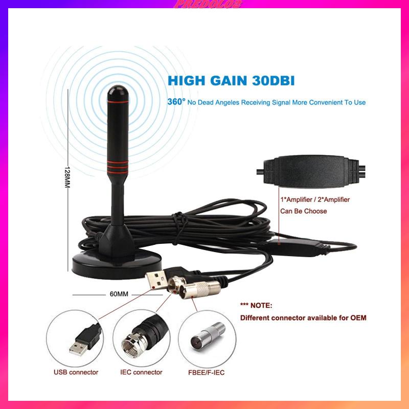 Ăng Ten TV Kỹ Thuật Số Trong Nhà USB Phạm Vi Dài 14.77ft