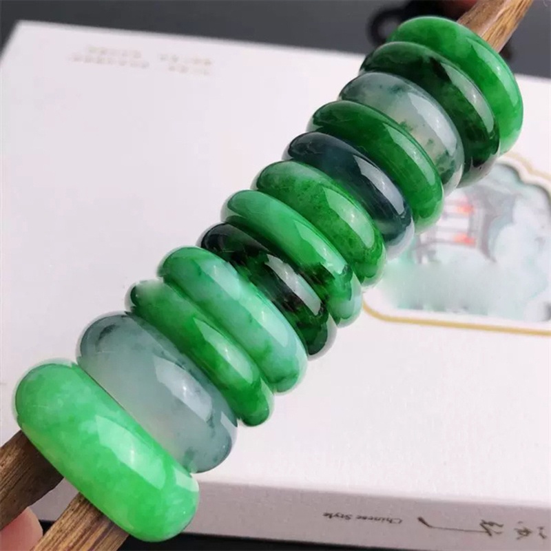 Nhẫn Xếp Chồng Lên Nhau Bằng Acrylic Màu Gradient Thời Trang