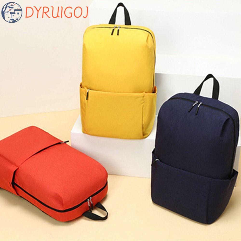 DYRUIDOJ Ba Lô Vải Nhiều Ngăn Màu Sắc Thời Trang