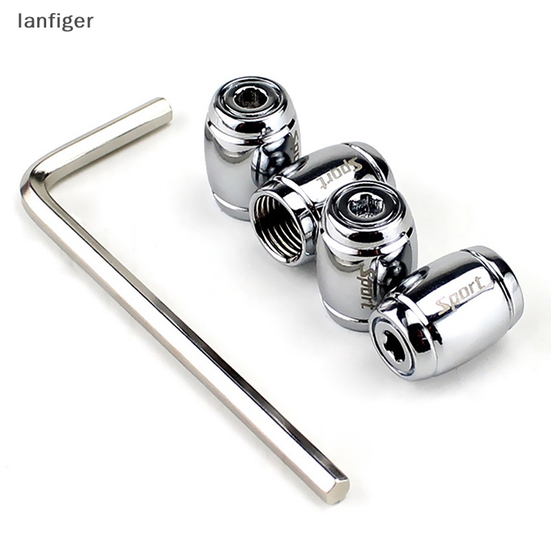 Bộ 4 Nắp Van Bánh Xe Hơi Thể Thao Bằng Hợp Kim Kẽm Chống Bụi &amp; Trộm
