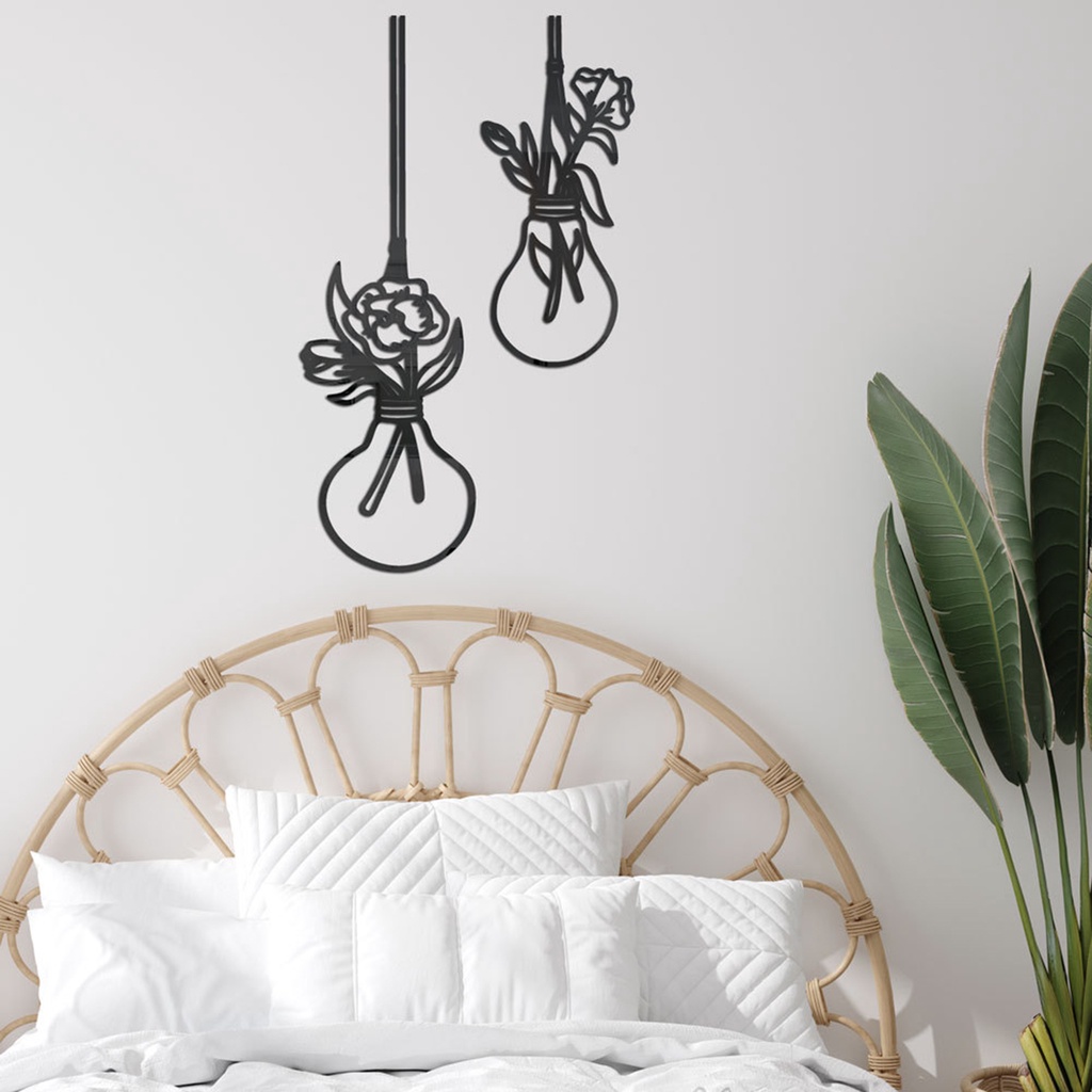 Miếng Dán Tường Trang Trí Tráng Gương Hình Bóng Đèn 3D Bằng Acrylic DIY Dành Cho Nhà Cửa