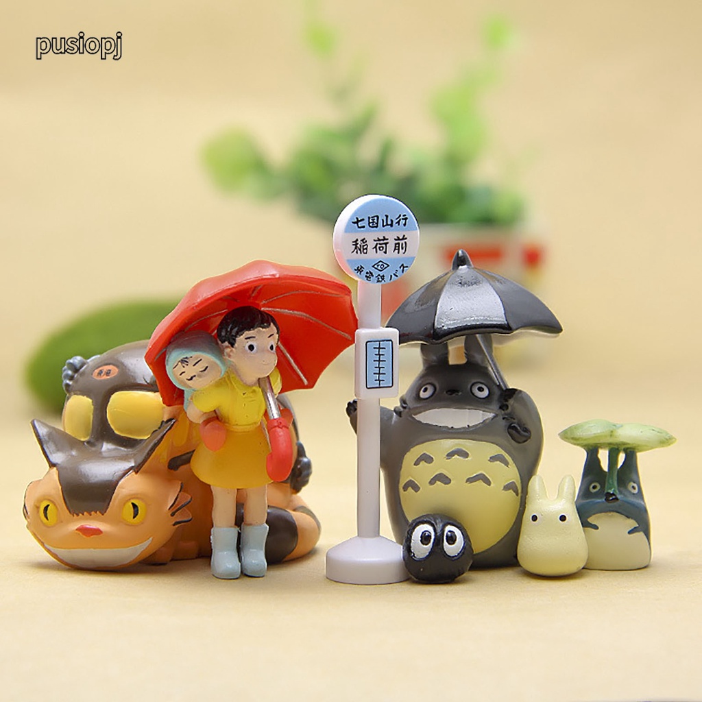 Bộ 8 Mô Hình Nhân Vật Hoạt Hình Ghibli My Neighbor Totoro