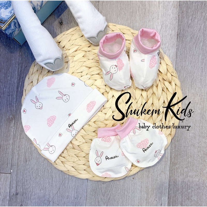 AVALER Phụ kiện mũ bao tay chân cho sơ sinh