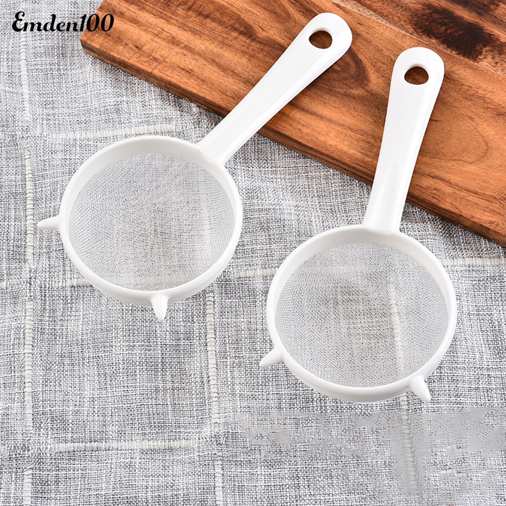 [EMDEN] Dụng Cụ Rây Bột Lọc Lá Trà Cầm Tay Bằng Nhựa Cho Nhà Bếp