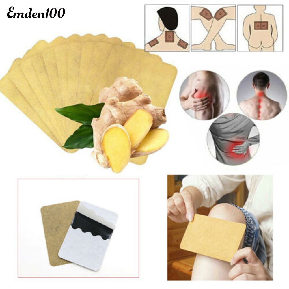 Set 10 / 30 / 50 Miếng Dán Thảo Dược Gừng Giảm Đau Khớp Hiệu Quả