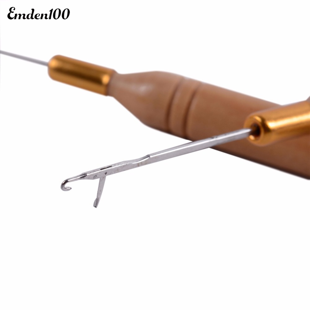 Set 6 Dụng Cụ Móc Len Với Tay Cầm Bằng Gỗ