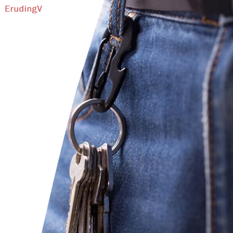 1 Móc Khóa Chữ D Dùng Mở Nắp Chai Khi Đi Cắm Trại Ngoài Trời