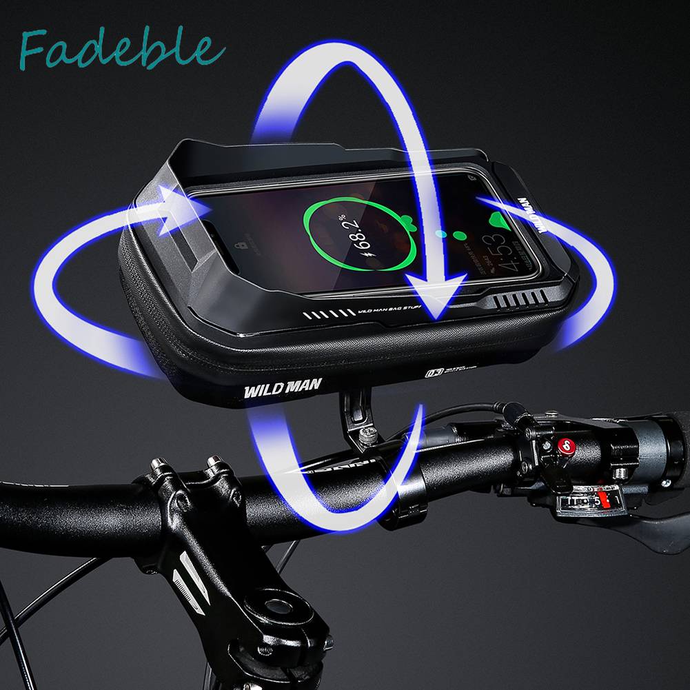 Túi Đựng Điện Thoại 0.6L Chống Thấm Nước Gắn Tay Lái Xe Đạp Tiện Dụng