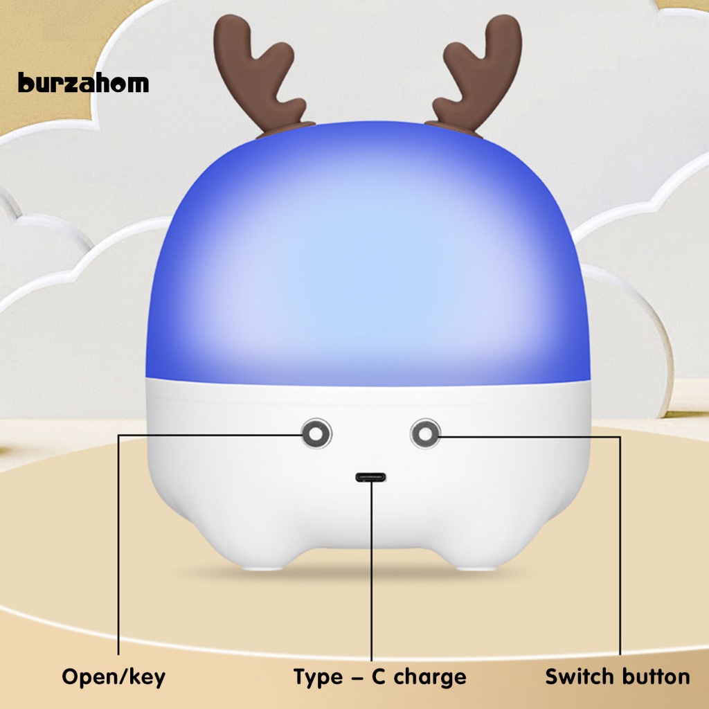 Loa Bluetooth Không Dây Mini50 Hình Chú Hươu Hoạt Hình Có Thể Sạc Lại