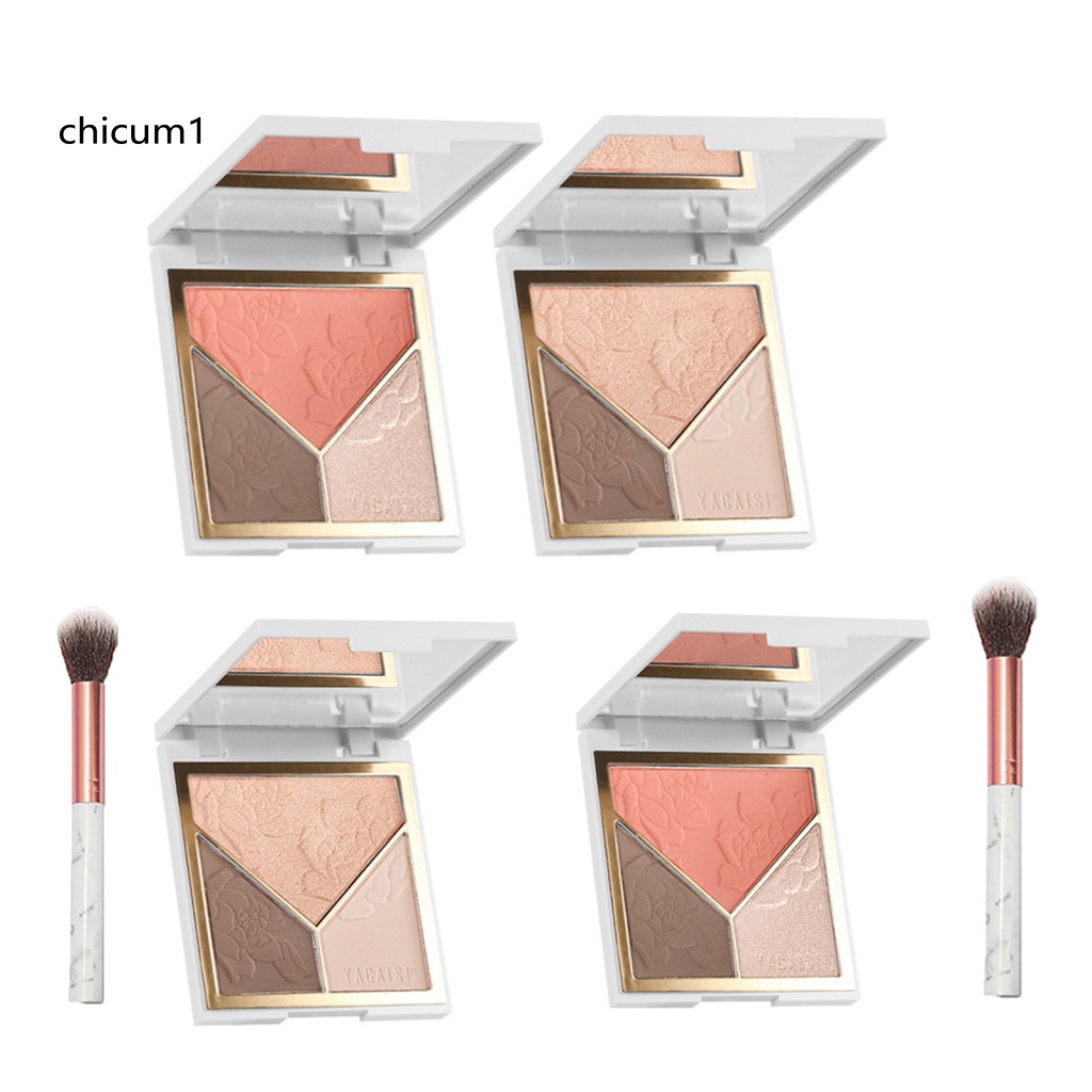 Bảng Phấn Tạo Khối Đa Năng Màu Lì Lấp Lánh Dành Cho Trang Điểm